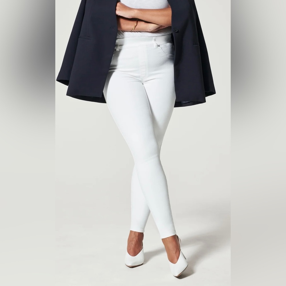 COPY - Spanx Ankle Skinny Jeans, Clean white, size M